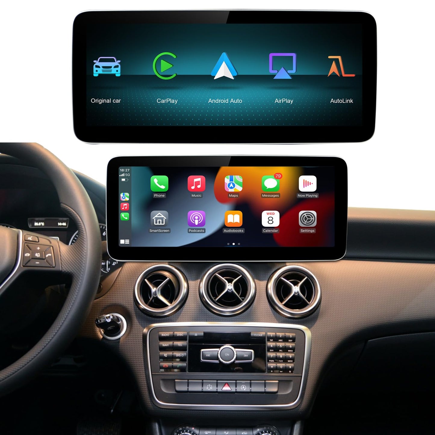 Tela Android / Linux para Mercedes-Benz