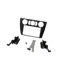 02BM16 Frente Adaptador Rádio Duplo DIN BMW – Moldura Painel Central para Sistema Multimédia