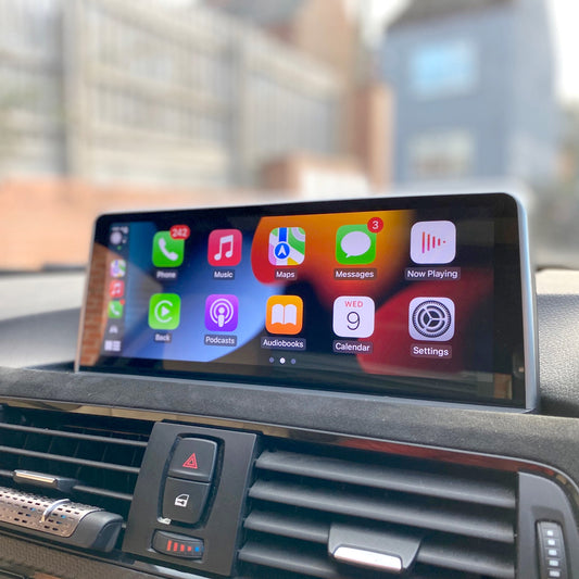 Ativação vitalícia do BMW Apple CarPlay + Tela cheia + Vídeo em movimento + Espelhamento