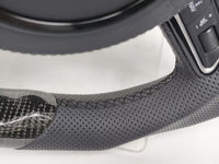 Volante Audi RS Carbono para A4 B8 A5 S4 S5 Q5 (2013-2016) | Sem Airbag e Sem Botões