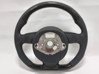 Volante Audi RS Carbono para A4 B8 A5 S4 S5 Q5 (2013-2016) | Sem Airbag e Sem Botões