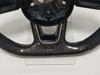 Volante Carbon Audi RS / S-Line B9 para A3 S3 8V A4 S4 B9 A5 S5 B9 (Sem Airbag e Sem Botões)