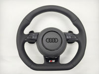 Volante Audi RS Carbono para A4 B8 A5 S4 S5 Q5 (2013-2016) | Com Airbag e Botões