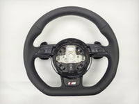 Volante Audi RS Carbono para A4 B8 A5 S4 S5 Q5 (2013-2016) | Com Airbag e Botões