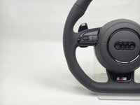 Volante Audi RS Carbono para A4 B8 A5 S4 S5 Q5 (2013-2016) | Com Airbag e Botões