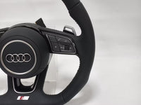Volante Audi RS Carbono para A3 S3 8V A4 S4 B9 A5 S5 B9 (2017-2025) | Com Airbag e Botões