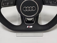 Volante Audi RS Carbono para A3 S3 8V A4 S4 B9 A5 S5 B9 (2017-2025) | Com Airbag e Botões