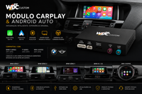 Módulo CarPlay & Android Auto Sem Fio para BMW e Mini Cooper