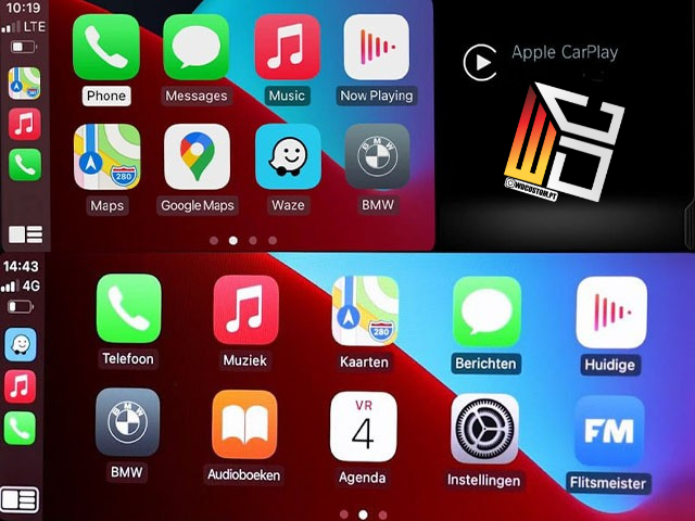 Codificação de tela dividida para tela cheia no BMW CarPlay