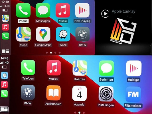 Codificação de tela dividida para tela cheia no BMW CarPlay
