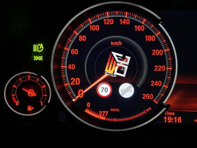 Ativação do BMW SLI (informações sobre limite de velocidade, opção 8TH)