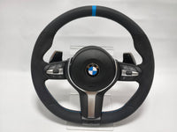 Volante M Linha Azul BMW M3 M Performance para E87 E81 E82 E90 E92 E91 X5 X6 e70 | Upgrade Interior Esportivo OEM