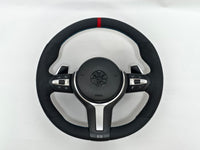 Volante Linha Vermelha BMW M3 M Performance para E87 E81 E82 E90 E92 E91 X5 X6 e70 | Upgrade Interior Esportivo OEM