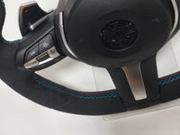 Volante Linha Vermelha BMW M3 M Performance para E87 E81 E82 E90 E92 E91 X5 X6 e70 | Upgrade Interior Esportivo OEM