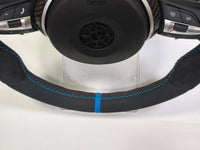 Volante Linha Azul BMW M3 M Performance para E87 E81 E82 E90 E92 E91 X5 X6 e70 | Upgrade Interior Esportivo OEM