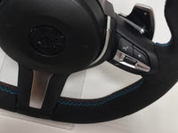 Volante Linha Vermelha BMW M3 M Performance para E87 E81 E82 E90 E92 E91 X5 X6 e70 | Upgrade Interior Esportivo OEM