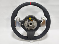 Volante Linha Vermelha BMW M3 M Performance para E87 E81 E82 E90 E92 E91 X5 X6 e70 | Upgrade Interior Esportivo OEM