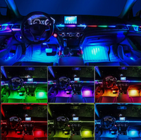 LED Ambiente Automóvel 18 em 1 – Iluminação Interior Premium
