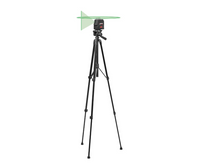 Nível a Laser de Linhas Cruzadas Recarregável 4V PARKSIDE Performance | Laser Verde 360°