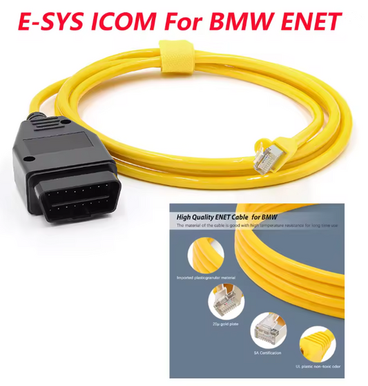 Cabo ENET OBD2 II - Diagnostico BMW/Mini