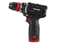 Conjunto Furadeira/Parafusadeira Recarregável 12V PARKSIDE Performance | Brushless com 2 Baterias