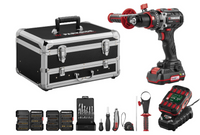 Conjunto Furadeira/Parafusadeira de Impacto Recarregável 20V PARKSIDE | Kit Completo com 98 Acessórios