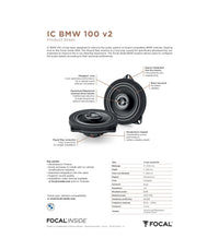 Focal IC BMW 100 V2 – Kit Coaxial Premium para BMW e MINI