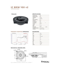 Focal IC BMW 100 V2 – Kit Coaxial Premium para BMW e MINI