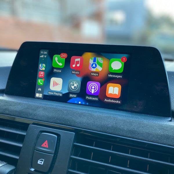 Ativação vitalícia do BMW Apple CarPlay + Tela cheia + Vídeo em movimento + Espelhamento