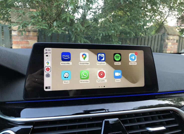 Ativação vitalícia do BMW Apple CarPlay + Tela cheia + Vídeo em movimento + Espelhamento